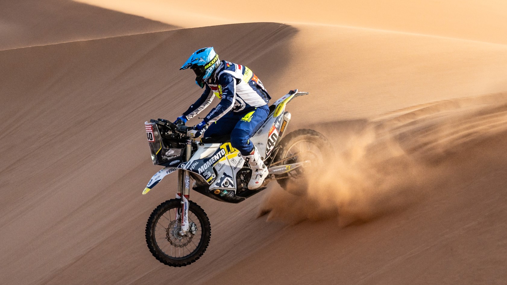 Bruno Santos na 2ª etapa do Dakar