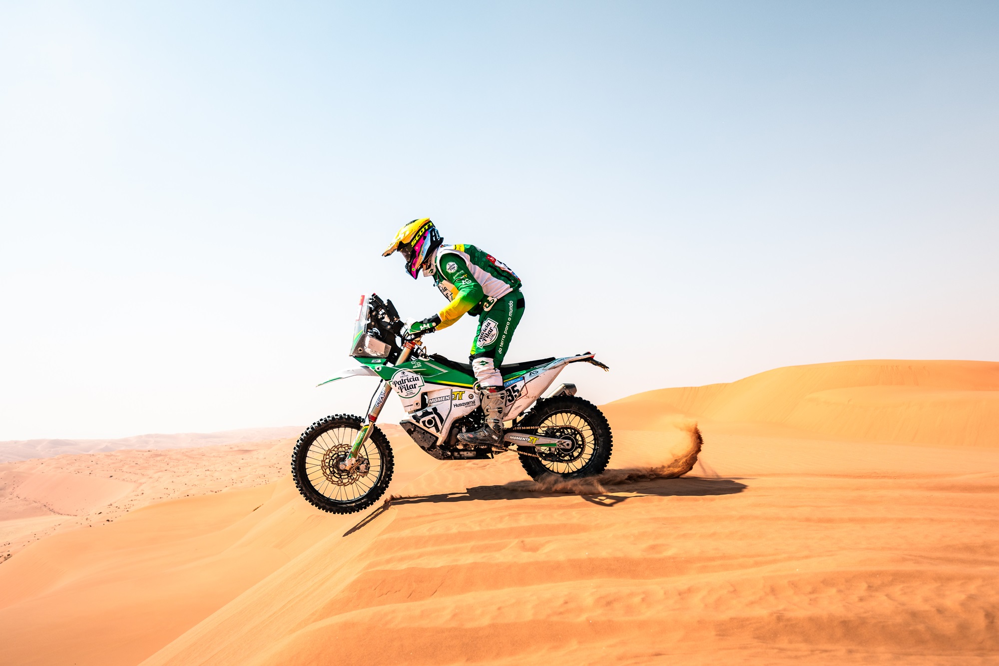 Bruno Santos enfrentou Empty Quarter na reta final do Dakar (1)